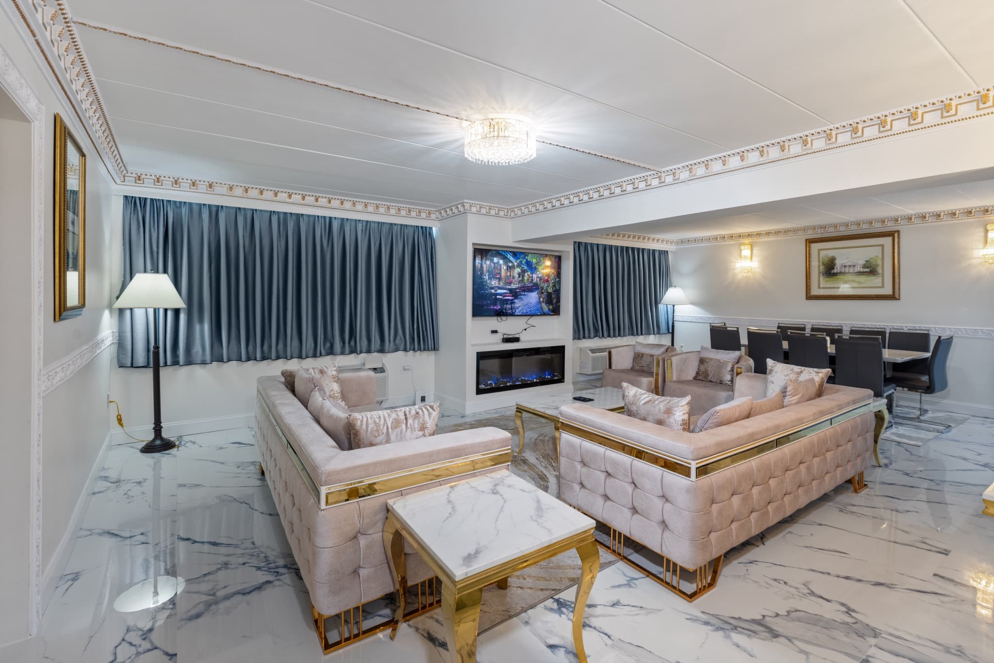 Marble salon